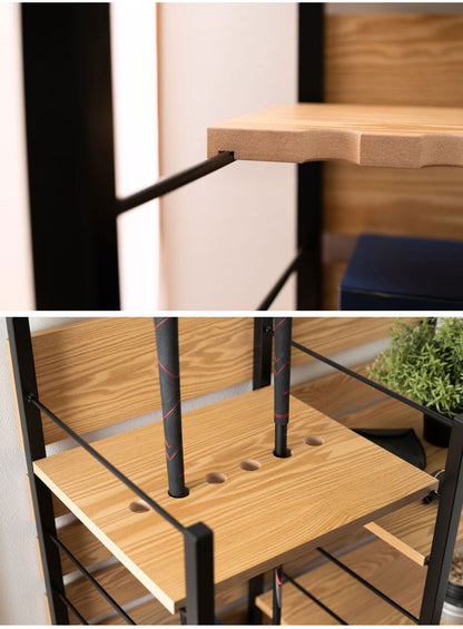 ゴルフラック ゴルフ クラブスタンド ディスプレイ 組み立て式 収納 省スペース 大容量 インテリア おしゃれ 北欧 ラック シェルフ クラブホルダー リビング 趣味 シンプル 家具 収納家具 見せる収納(代引不可)