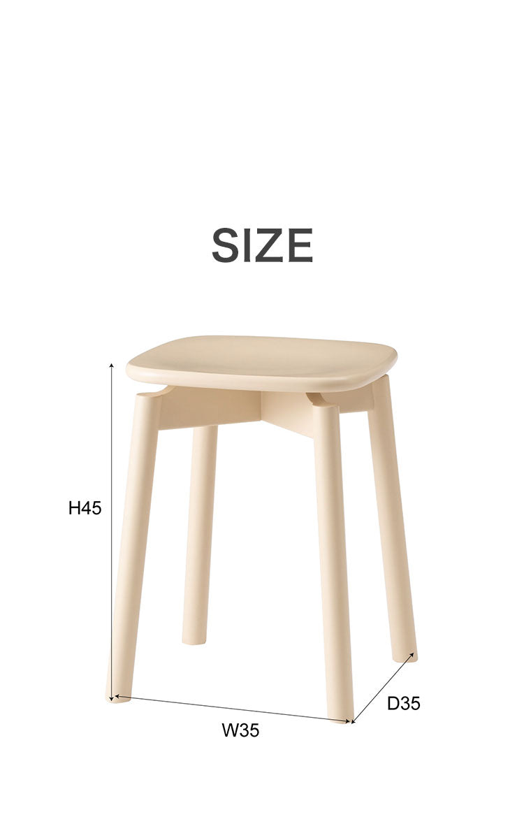 スツール 椅子 イス いす 木製 天然木 コンパクト ブルー 青 コンパクト サイドテーブル ディスプレイ 玄関 デスク シンプル ダイニング かわいい ラッカー塗装 軽量 おしゃれ(代引不可)