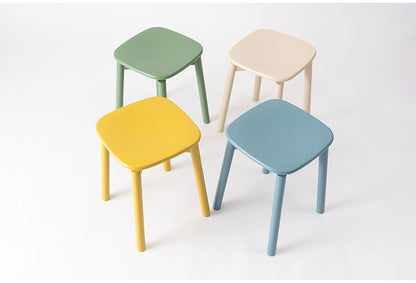 スツール 椅子 イス いす 木製 天然木 コンパクト ブルー 青 コンパクト サイドテーブル ディスプレイ 玄関 デスク シンプル ダイニング かわいい ラッカー塗装 軽量 おしゃれ(代引不可)