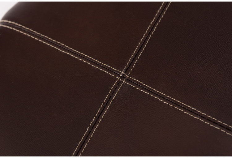 スツール レザー チェア 脚部スチール 円形 おしゃれ リビング ダイニング 丸形 リモートワーク 在宅ワーク 椅子 いす イス チェア チェアー かわいい シンプル 玄関 ディスプレイ 家具(代引不可)