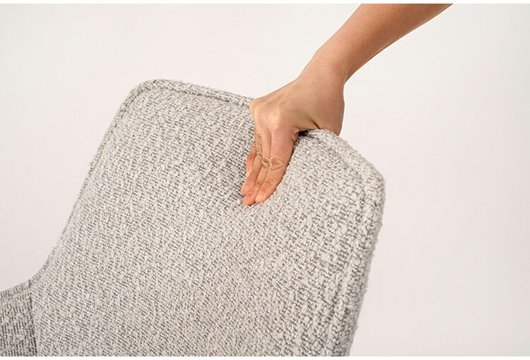 回転アームチェア PC-182 東谷 チェア 回転 ダイニングチェア パーソナルチェア デスクチェア イス 椅子 チェアー 背もたれ 肘付き 肘掛け アームレスト 座面高49cm 布地 ファブリック(代引不可)