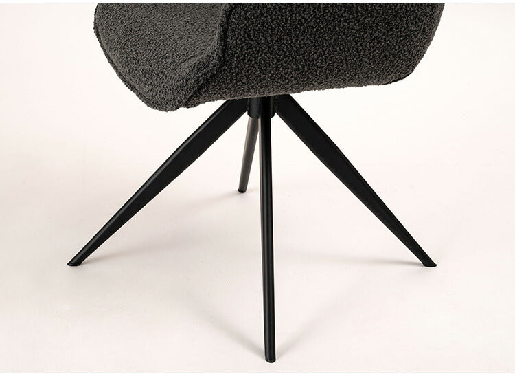 回転アームチェア PC-182 東谷 チェア 回転 ダイニングチェア パーソナルチェア デスクチェア イス 椅子 チェアー 背もたれ 肘付き 肘掛け アームレスト 座面高49cm 布地 ファブリック(代引不可)