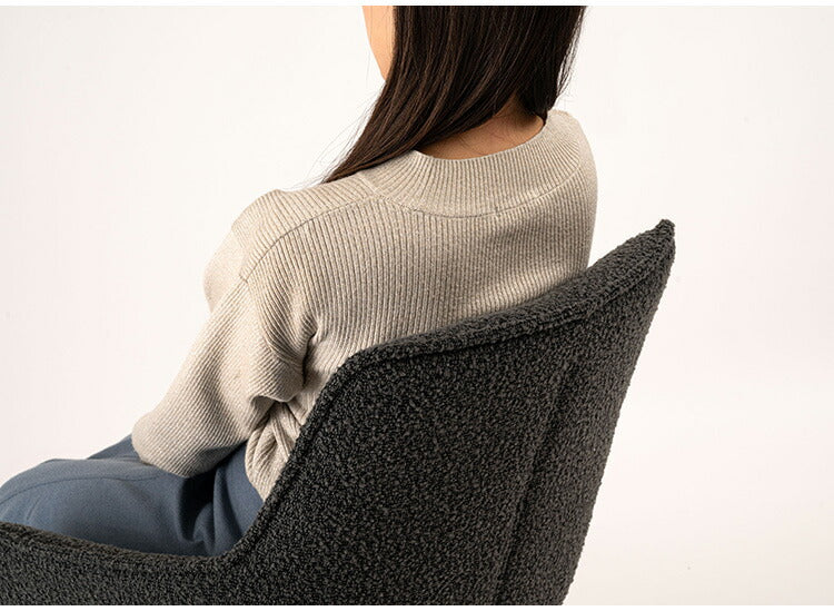 回転アームチェア PC-182 東谷 チェア 回転 ダイニングチェア パーソナルチェア デスクチェア イス 椅子 チェアー 背もたれ 肘付き 肘掛け アームレスト 座面高49cm 布地 ファブリック(代引不可)