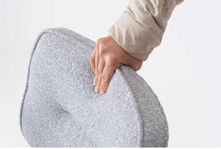 アームチェア PC-183 東谷 ダイニングチェア アームチェア 肘掛けあり 肘つき 肘あり アームレスト スチール ブークレ ブークレ生地 おしゃれ シンプル モダン スタイリッシュ インダストリアル(代引不可)