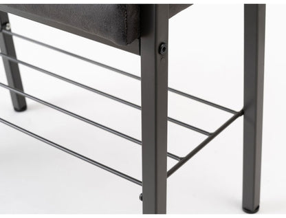 スツール スツール 収納あり 取っ手つき レザー風 棚付き アジャスター 椅子 チェア 椅子 背もたれなし チェアー モダン シンプル シック ブラック 黒 インテリア 北欧 おしゃれ 新生活(代引不可)