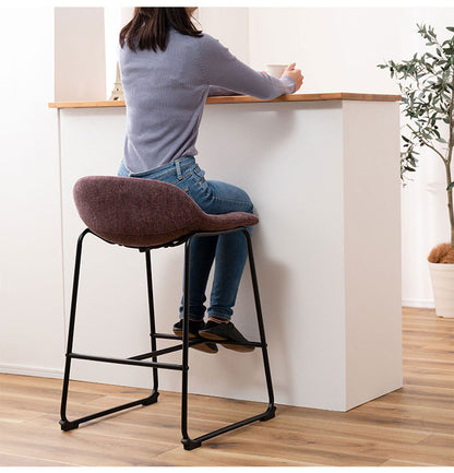 カウンターチェア チェア ハイチェア おしゃれ チェアー 椅子 いす イス インダストリアル モダン スタイリッシュ 背もたれ アームレス 肘なし カウンター バー キッチン(代引不可)