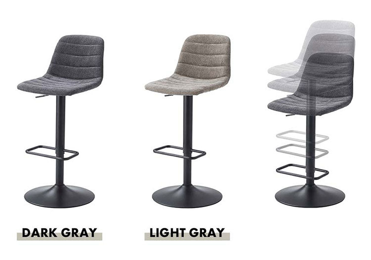 カウンターチェア PC-265 東谷 カウンターチェア ハイチェア チェア 椅子 イス スツール 回転 360度 360° シンプル モダン スチール 布地 肘なし アームレス 背もたれ カウンター ハイテーブル(代引不可)