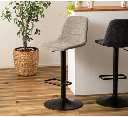 カウンターチェア PC-265 東谷 カウンターチェア ハイチェア チェア 椅子 イス スツール 回転 360度 360° シンプル モダン スチール 布地 肘なし アームレス 背もたれ カウンター ハイテーブル(代引不可)