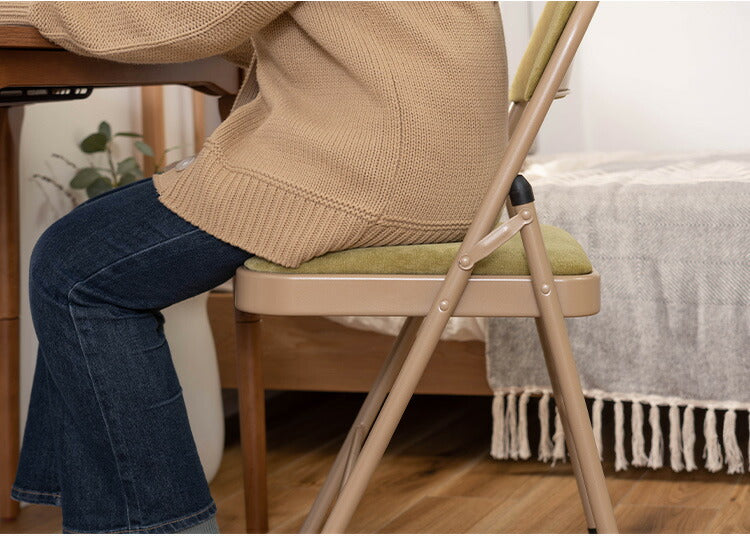 チェア パイプチェア パイプイス フォールディングチェア PC-33 東谷 ハイスツール 背もたれ 折りたたみ椅子 おしゃれ シンプル かわいい ナチュラル 北欧 隙間収納 スリム(代引不可)