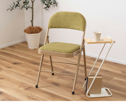 【同色4脚セット】チェア パイプチェア パイプイス フォールディングチェア PC-33 東谷 ハイスツール 背もたれ 折りたたみ椅子 おしゃれ シンプル かわいい ナチュラル 北欧 隙間収納 スリム(代引不可)