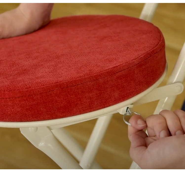 スツール 隙間収納 ロック付き ハイスツール フォールディング 折りたたみ 椅子 いす イス チェア 腰掛け おしゃれ シンプル アームレス 肘なし 背もたれなし コンパクト 北欧(代引不可)