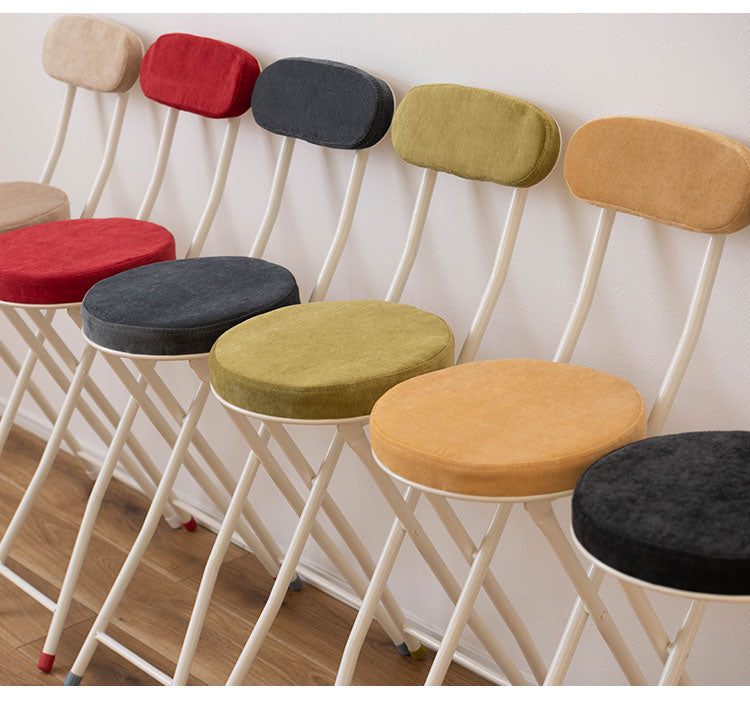 チェア ハイチェア ハイスツール フォールディングチェア 背もたれ 折りたたみ椅子 おしゃれ シンプル かわいい ナチュラル 北欧 隙間収納 スリム(代引不可)