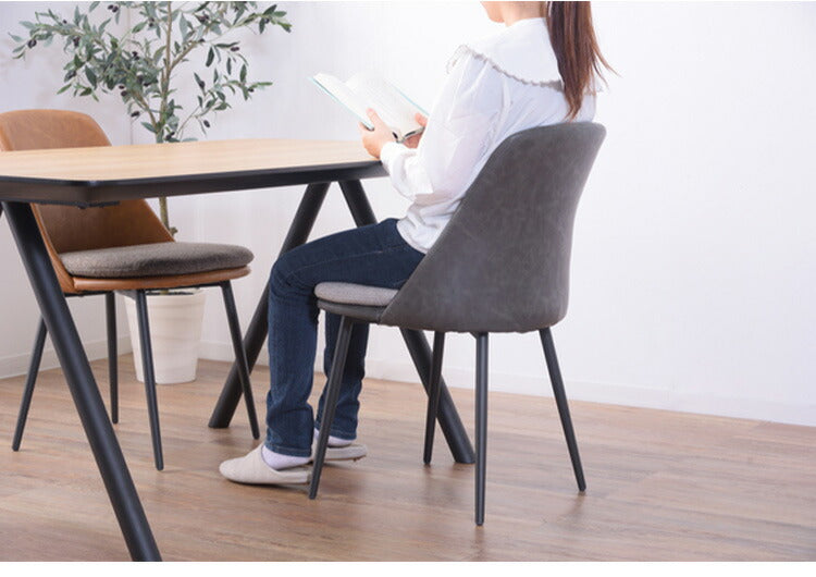 アファブル チェア 幅50cm チェア ダイニングチェア 椅子 イス ダイニング PC-362 東谷 スチール ソフトレザー スタイリッシュチェア ダイニングチェア 椅子 イス ダイニング スチール ソフトレザー(代引不可)