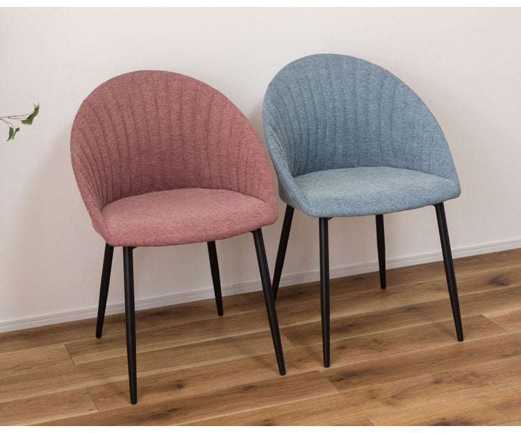 リリム チェア チェア ダイニングチェア 椅子 イス いす チェアー おしゃれ 北欧 貝殻 かわいい シンプル スチール 布地 ファブリック ピンク ブルー デスク リビング インテリア おしゃれ(代引不可)