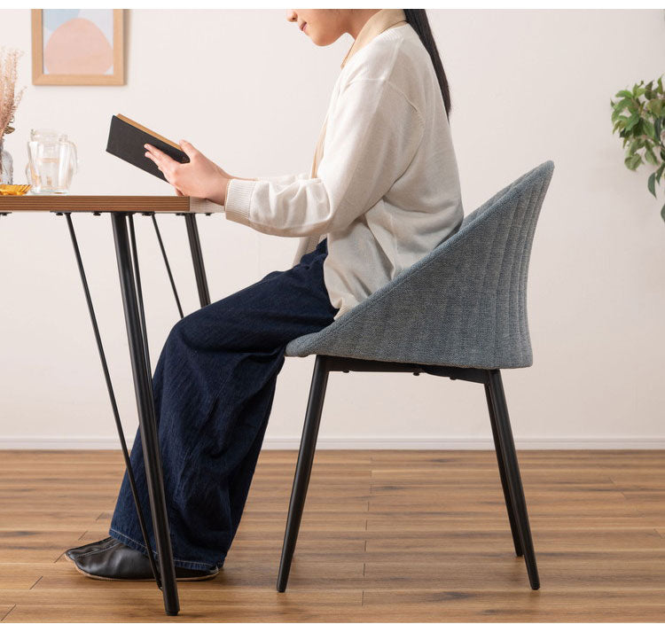 リリム チェア チェア ダイニングチェア 椅子 イス いす チェアー おしゃれ 北欧 貝殻 かわいい シンプル スチール 布地 ファブリック ピンク ブルー デスク リビング インテリア おしゃれ(代引不可)