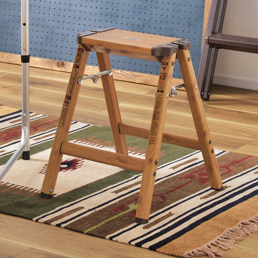 スツール 椅子 いす ステップスツール 折りたたみ椅子 折りたたみ イス 背もたれなし チェア 腰掛け 木目調 おしゃれ ナチュラル アウトドア キャンプ ベランピング おうちキャンプ(代引不可)