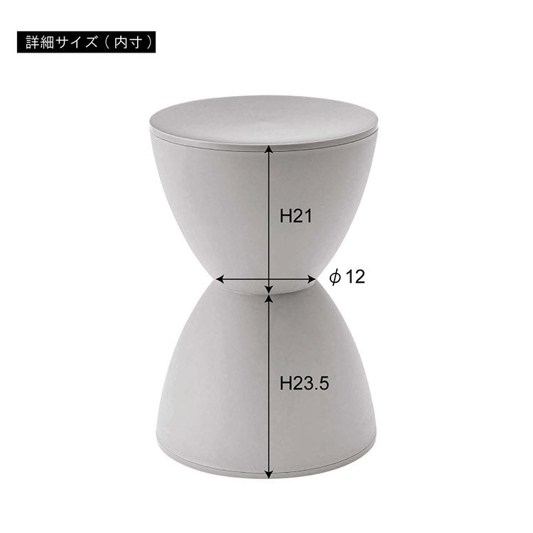 スツール チェア チェアー おしゃれ 白 椅子 イス いす プラスチック 円形 丸 ラウンド 腰掛 背もたれなし アームレス 肘なし 完成品 単品 低め リビング 玄関 簡易椅子 個性的 来客用(代引不可)