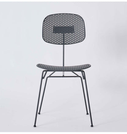 ダイニングチェア おしゃれ 椅子 イス チェアー スチール プラスチック アームレス 肘なし 肘掛けなし 固定脚 スリム シンプル モダン インダストリアル 黒 ブラック 白 ホワイト 新生活(代引不可)