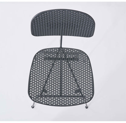 ダイニングチェア おしゃれ 椅子 イス チェアー スチール プラスチック アームレス 肘なし 肘掛けなし 固定脚 スリム シンプル モダン インダストリアル 黒 ブラック 白 ホワイト 新生活(代引不可)