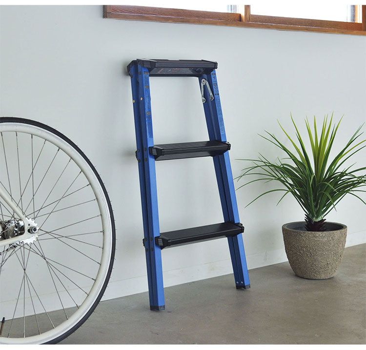 脚立 踏み台 作業台 足場 3段 ステップ スツール 折りたたみ式 折り畳み おしゃれ アルミ アウトドア BBQ バーベキュー キャンプ ガーデン 庭 掃除 アメリカン ビビット(代引不可)