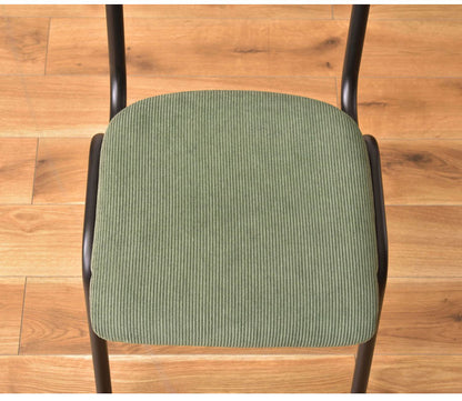 チェア ダイニングチェア 椅子 イス デスクチェア コーデュロイ スチール おしゃれ かわいい 北欧 シンプル ナチュラル(代引不可)