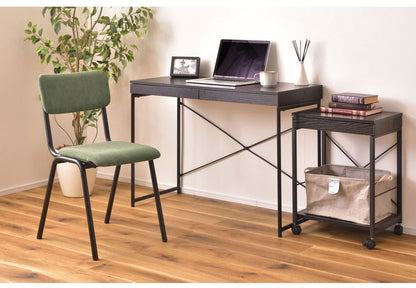 チェア ダイニングチェア 椅子 イス デスクチェア コーデュロイ スチール おしゃれ かわいい 北欧 シンプル ナチュラル(代引不可)