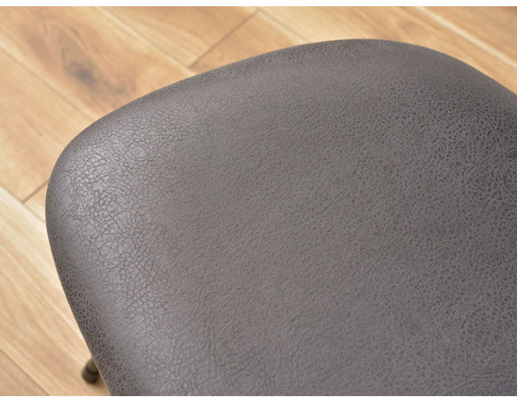 チェア 回転チェア デスクチェア オフィスチェア 座面回転 キャスター付き 移動可能 肘なし アームレス クロスレザー ファブリック スタイリッシュ シンプル おしゃれ グレー ブラック 在宅ワーク(代引不可)