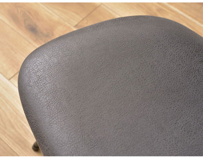 チェア 回転チェア デスクチェア オフィスチェア 座面回転 キャスター付き 移動可能 肘なし アームレス クロスレザー ファブリック スタイリッシュ シンプル おしゃれ グレー ブラック 在宅ワーク(代引不可)