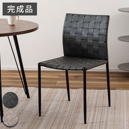 チェア PC-822 東谷 チェア イス 椅子 ダイニング リビング シンプル モダン グレー おしゃれ アイアン レザー 合皮(代引不可)