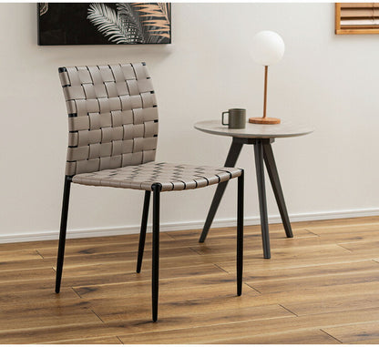 チェア PC-822 東谷 チェア イス 椅子 ダイニング リビング シンプル モダン グレー おしゃれ アイアン レザー 合皮(代引不可)