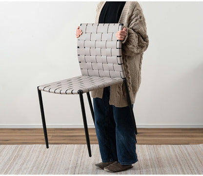 チェア PC-822 東谷 チェア イス 椅子 ダイニング リビング シンプル モダン グレー おしゃれ アイアン レザー 合皮(代引不可)