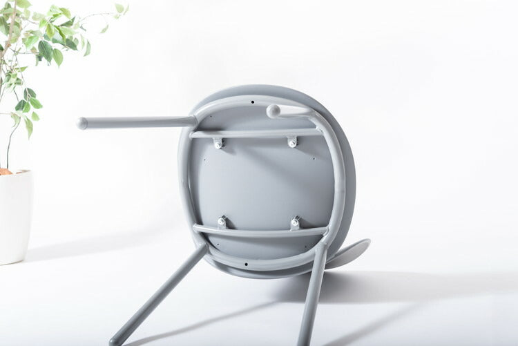 チェア ダイニングチェア チェアー おしゃれ 白 椅子 イス いす シンプル ポリプロピレン プラスチック アームレス 肘なし 背もたれ 座面高 45cm 単品 リビング ダイニング デスク スチール(代引不可)