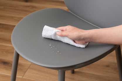 チェア ダイニングチェア チェアー おしゃれ 白 椅子 イス いす シンプル ポリプロピレン プラスチック アームレス 肘なし 背もたれ 座面高 45cm 単品 リビング ダイニング デスク スチール(代引不可)