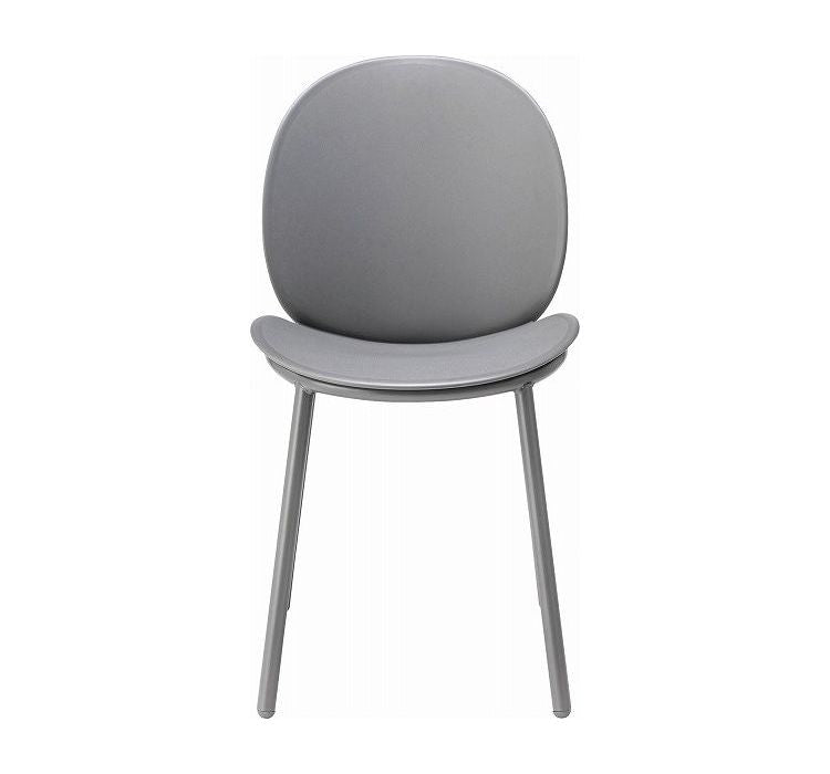 チェア ダイニングチェア チェアー おしゃれ 白 椅子 イス いす シンプル ポリプロピレン プラスチック アームレス 肘なし 背もたれ 座面高 45cm 単品 リビング ダイニング デスク スチール(代引不可)