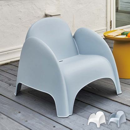 チェア ラウンジチェア おしゃれ 北欧 チェア チェアー 椅子 イス アーム付き 肘付き 防水 プラスチック プール ビーチ スタッキング 積み重ね シンプル ホワイト 白 グレー 新生活(代引不可)