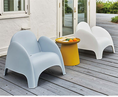 チェア ラウンジチェア おしゃれ 北欧 チェア チェアー 椅子 イス アーム付き 肘付き 防水 プラスチック プール ビーチ スタッキング 積み重ね シンプル ホワイト 白 グレー 新生活(代引不可)