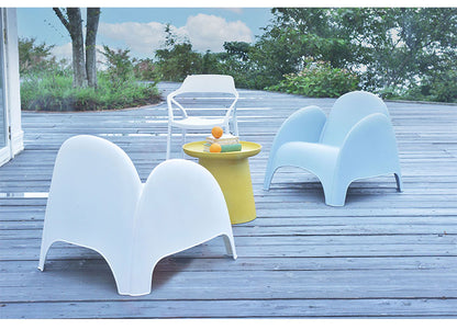 チェア ラウンジチェア おしゃれ 北欧 チェア チェアー 椅子 イス アーム付き 肘付き 防水 プラスチック プール ビーチ スタッキング 積み重ね シンプル ホワイト 白 グレー 新生活(代引不可)