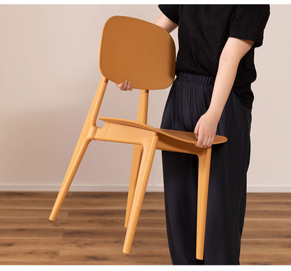 チェア スタッキング可能 軽量 ダイニングチェア 椅子 ダイニング リビング 食卓 曲線 個性的 おしゃれ 北欧 カフェ ポリプロピレン 持ち運び 収納 お手入れ簡単(代引不可)