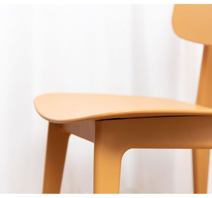 チェア スタッキング可能 軽量 ダイニングチェア 椅子 ダイニング リビング 食卓 曲線 個性的 おしゃれ 北欧 カフェ ポリプロピレン 持ち運び 収納 お手入れ簡単(代引不可)