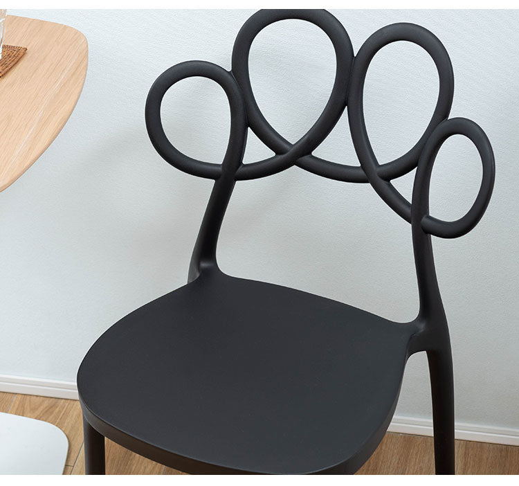 ダイニングチェア 軽量 4kg 椅子 ダイニング リビング 食卓 曲線 個性的 おしゃれ カフェ ポリプロピレン 持ち運び スタッキング可能 収納 お手入れ簡単(代引不可)
