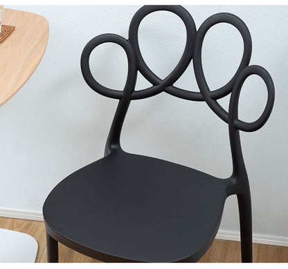 ダイニングチェア 軽量 4kg 椅子 ダイニング リビング 食卓 曲線 個性的 おしゃれ カフェ ポリプロピレン 持ち運び スタッキング可能 収納 お手入れ簡単(代引不可)