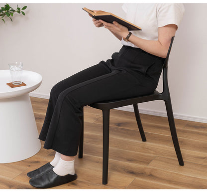 ダイニングチェア 軽量 4kg 椅子 ダイニング リビング 食卓 曲線 個性的 おしゃれ カフェ ポリプロピレン 持ち運び スタッキング可能 収納 お手入れ簡単(代引不可)