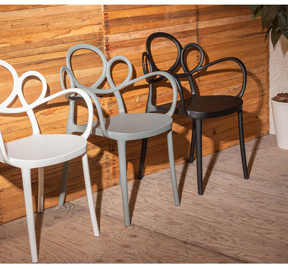 チェア 軽量 肘置き 肘あり ダイニングチェア 椅子 ダイニング リビング 食卓 曲線 個性的 おしゃれ 北欧 肘付き カフェ ポリプロピレン 持ち運び スタッキング可能 収納 お手入れ簡単(代引不可)