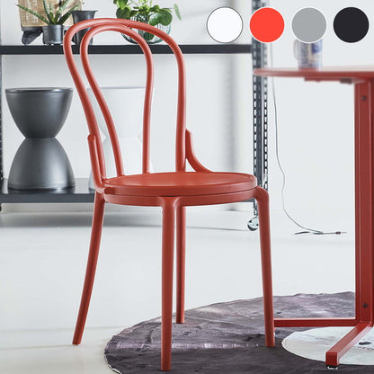 ダイニングチェア おしゃれ 北欧 アンティーク 椅子 チェアー イス プラスチック アームレス 肘なし 肘掛けなし ガーデン 庭 バルコニー モダン シンプル 韓国インテリア 新生活(代引不可)