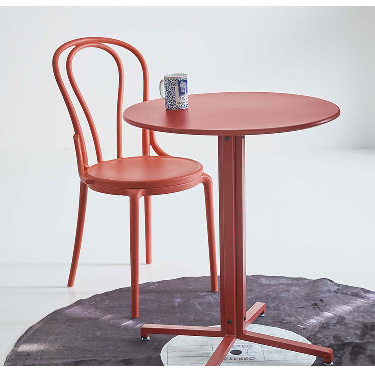 ダイニングチェア おしゃれ 北欧 アンティーク 椅子 チェアー イス プラスチック アームレス 肘なし 肘掛けなし ガーデン 庭 バルコニー モダン シンプル 韓国インテリア 新生活(代引不可)