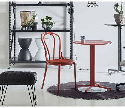 ダイニングチェア おしゃれ 北欧 アンティーク 椅子 チェアー イス プラスチック アームレス 肘なし 肘掛けなし ガーデン 庭 バルコニー モダン シンプル 韓国インテリア 新生活(代引不可)