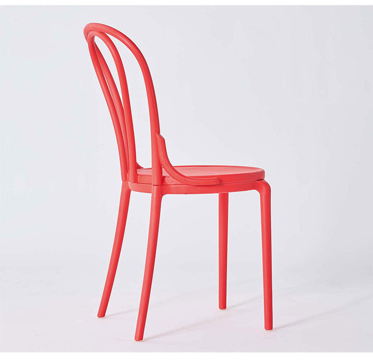 ダイニングチェア おしゃれ 北欧 アンティーク 椅子 チェアー イス プラスチック アームレス 肘なし 肘掛けなし ガーデン 庭 バルコニー モダン シンプル 韓国インテリア 新生活(代引不可)