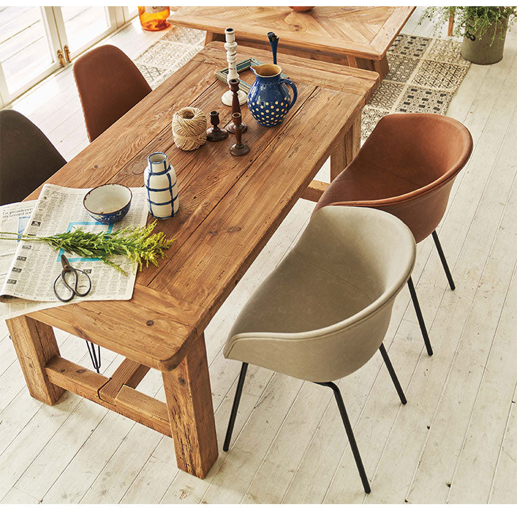 チェア ダイニングチェア おしゃれ チェアー イス 椅子 いす アームチェア シンプル スチール ソフトレザー 合皮 アームレスト 肘付き 背もたれ モダン ダイニング リビング デスク 在宅勤務(代引不可)