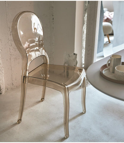 クラルテチェア PC-990 東谷 ダイニングチェア 食卓 ダイニング チェア クリアチェア デスクチェア ポリカーボネート 軽量 軽い 耐久性 クリア 透明 椅子 モダン カフェ ナチュラル 北欧(代引不可)