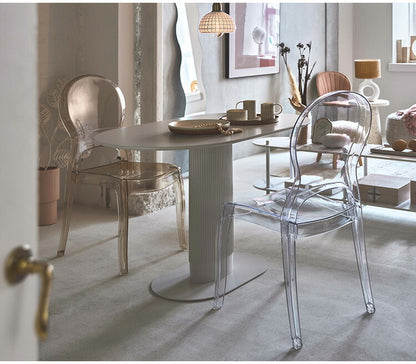 クラルテチェア PC-990 東谷 ダイニングチェア 食卓 ダイニング チェア クリアチェア デスクチェア ポリカーボネート 軽量 軽い 耐久性 クリア 透明 椅子 モダン カフェ ナチュラル 北欧(代引不可)